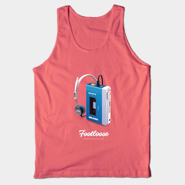 Footloose - Alternative Movie Poster Tank Top by MoviePosterBoy